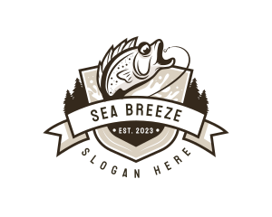 Fishing Seafood Restaurant logo design