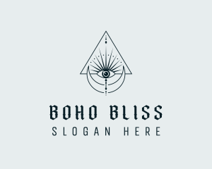 Boho Eye Mystical logo design