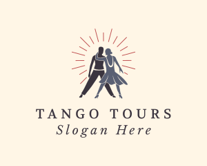 Tango Dance Studio Couple logo design