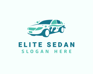 Sedan - Sedan Car Cleaning logo design