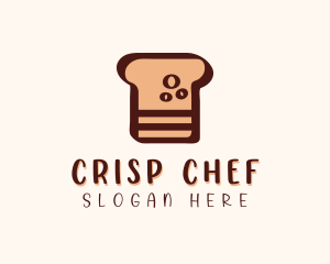 Bread Chef Toque logo design