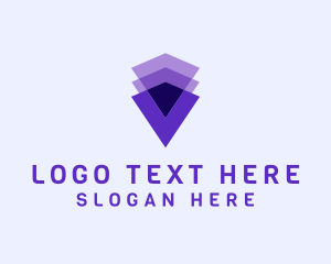 Purple - Tech Arrow Agency logo design