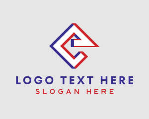 Tech - Generic Diamond Letter E logo design