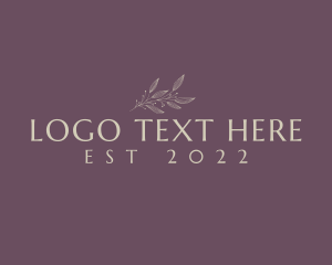 Hotel - Botanical Yoga Beauty Brand logo design