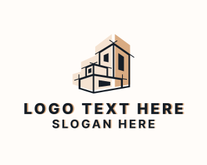 Housing - House Architectural Builder logo design