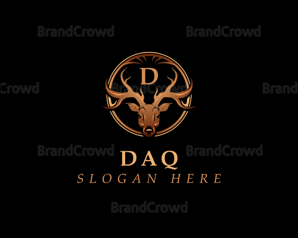 Luxury Deer Antler Logo