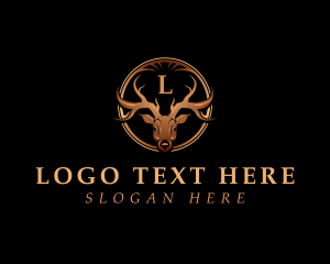 Investment - Luxury Deer Antler logo design