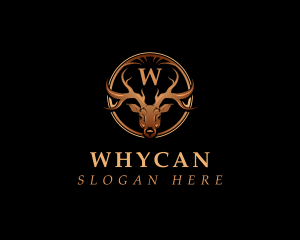 Luxury Deer Antler Logo