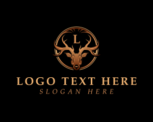 Luxury - Luxury Deer Antler logo design