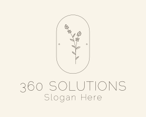 Garden Flower Plant logo design