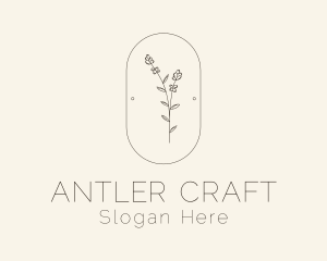 Garden Flower Plant logo design