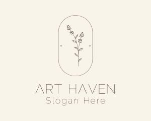 Garden Flower Plant logo design