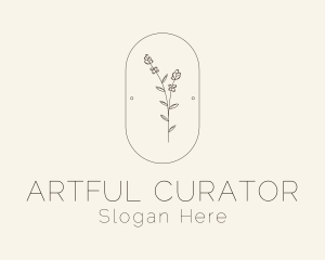 Garden Flower Plant logo design