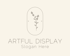 Garden Flower Plant logo design