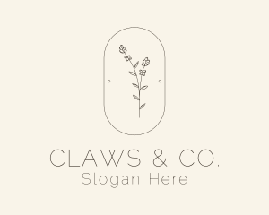 Garden Flower Plant logo design