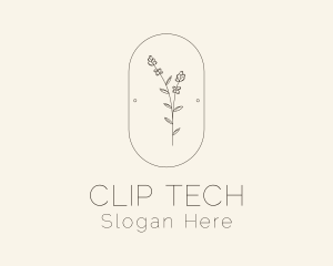 Garden Flower Plant logo design