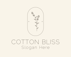 Garden Flower Plant logo design