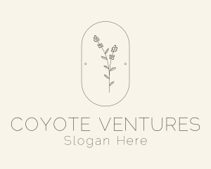 Garden Flower Plant logo design