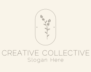 Garden Flower Plant logo design