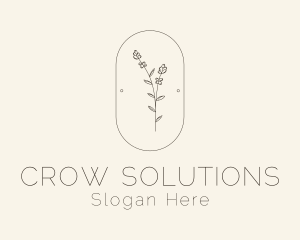 Garden Flower Plant logo design