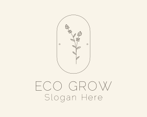 Garden Flower Plant logo design