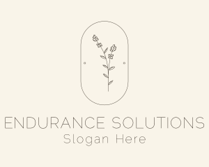 Garden Flower Plant logo design