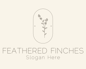 Garden Flower Plant logo design