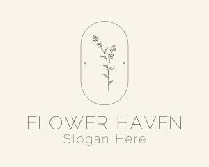 Garden Flower Plant logo design