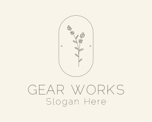 Garden Flower Plant logo design