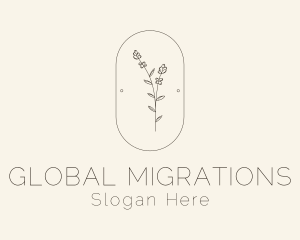 Garden Flower Plant logo design