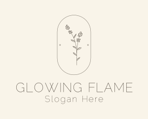 Garden Flower Plant logo design