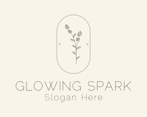 Garden Flower Plant logo design