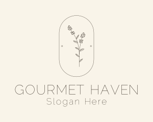 Garden Flower Plant logo design