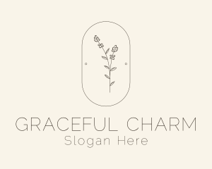 Garden Flower Plant logo design