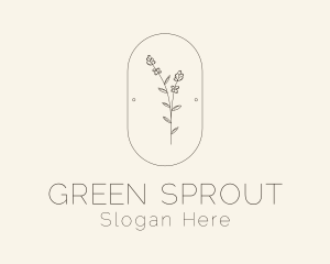 Garden Flower Plant logo design