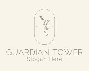 Garden Flower Plant logo design