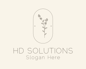 Garden Flower Plant logo design