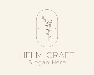 Garden Flower Plant logo design