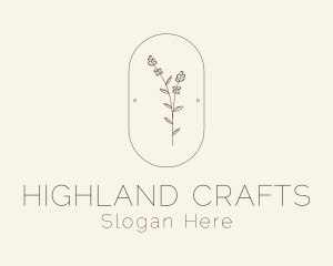 Garden Flower Plant logo design