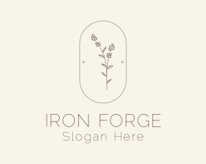 Garden Flower Plant logo design