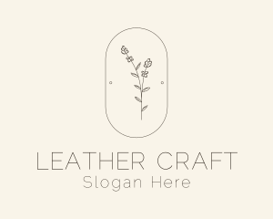 Garden Flower Plant logo design