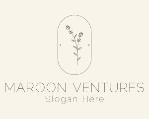 Garden Flower Plant logo design