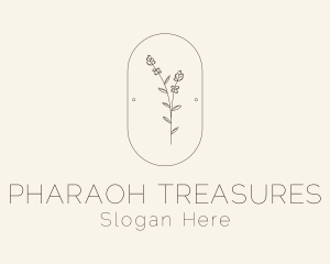 Garden Flower Plant logo design