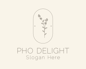 Garden Flower Plant logo design