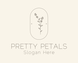 Garden Flower Plant logo design