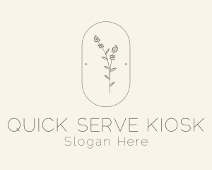 Garden Flower Plant logo design