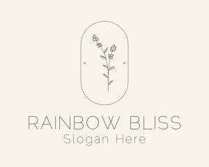 Garden Flower Plant logo design