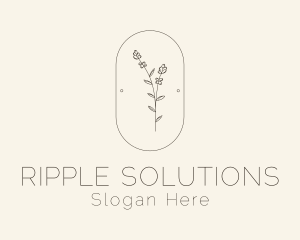 Garden Flower Plant logo design