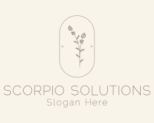 Garden Flower Plant logo design