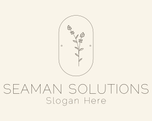 Garden Flower Plant logo design